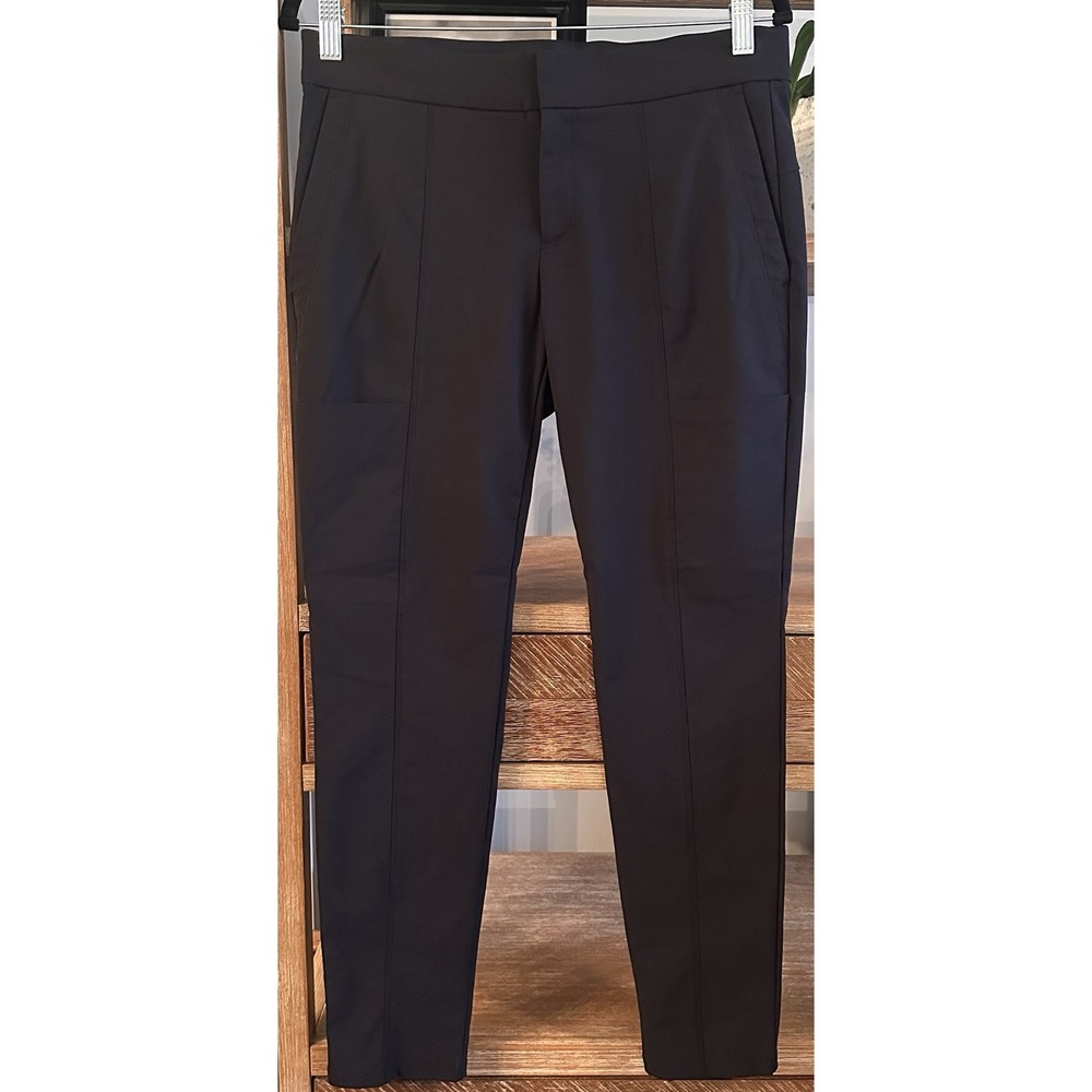 Athleta Wander Stash Skinny Pants Women's Black Travel‎ Stretch Pockets Size 6P